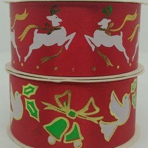 Offray Christmas Ribbon 9 Ft X 1 7/16